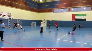 Un tres bon exercice pour debuter une seance dentrainement handball [upl. by Frida440]