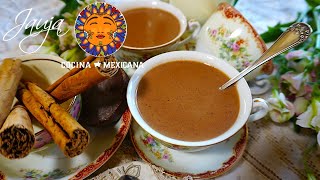 Atole Champurrado con Leche [upl. by Bonnee]