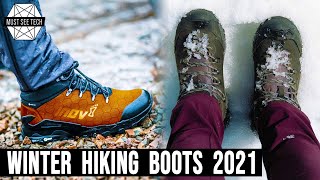 Top 10 Hiking Boots for the Winter Season of 20212022 Waterproof and Insulated Models [upl. by Garreth]