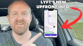 Lyfts NEW Upfront Fare Info [upl. by Georgetta]