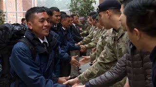 Gurkha Class Of 2016 Arrive in UK  Forces TV [upl. by Atiuqet]