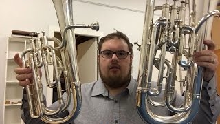 Baritone vs Euphonium  Comparison [upl. by Annaitat]