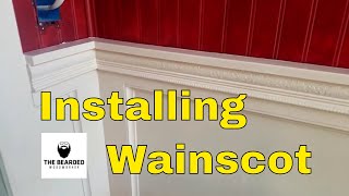 Installing Premade Wainscot Panels [upl. by Wendy]