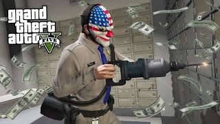 ROBBING BANKS amp CRACKING SAFES GTA 5 Mods [upl. by Calypso]