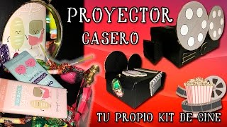 PROYECTOR CASERO DE CINE 🎬 PARA SMARTPHONE CON CARTÓN [upl. by Derriey]