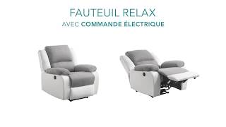 Fauteuil relax avec commande électrique [upl. by Eemaj325]