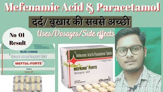 Meftal forte tablet  Mefenamic Acid and paracetamol tablet  Mefkind forte tablet In Hindi [upl. by Woodson]