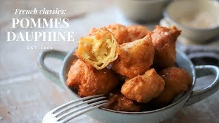 How to make pommes dauphine French potato puffs recipe [upl. by Cohdwell991]