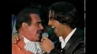 Alejandro y Vicente fernandez VOLVER VOLVER Y PERDON [upl. by Aleek]