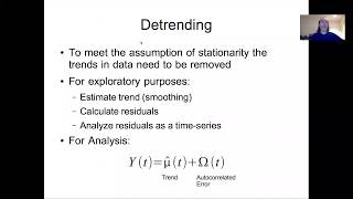 Lesson 27c TimeSeries Detrending and Differencing [upl. by Mcmaster]