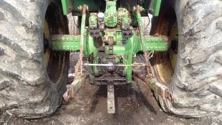 John Deere 3 point hitch operation [upl. by Vivien]