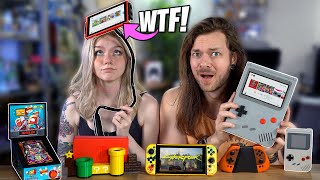 My Girlfriend amp I Buy WEIRD Nintendo Switch Accessories [upl. by Muncey]