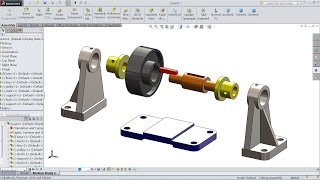 SolidWorks tutorial  Design and Assembly of Pulley in SolidWorks [upl. by Selhorst]