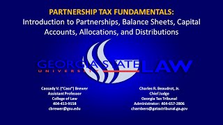 Introduction to Partnership Taxation and Fundamental Concepts [upl. by Helgeson]