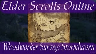 Woodworker Survey Stormhaven Elder Scrolls Online [upl. by Einneb]