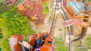 Toutatis amp Pantheon  MultiLaunch Coasters POV  Parc Asterix amp Busch Gardens Williamsburg [upl. by Nnitsuj]