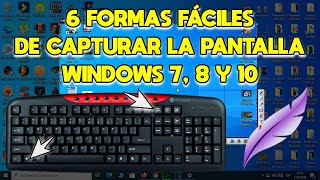 💻 Cómo Hacer CAPTURA DE PANTALLA en PC  6 Formas para Hacer SCREENSHOT en PC  Windows 7 8 y 10 ✅ [upl. by Anitsrhc]