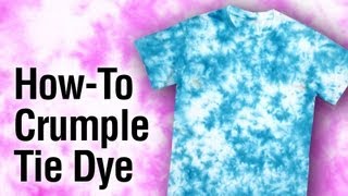 Tulip TieDye Crumple Technique How To [upl. by Eimmat130]