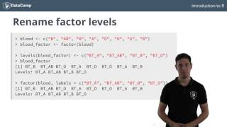 R tutorial  Using Factors in R [upl. by Eetnuahs610]