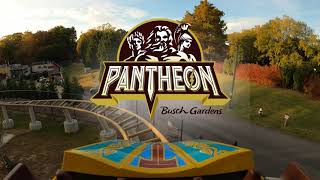 Official Pantheon POV Busch Gardens Williamsburg VA [upl. by Jeralee]