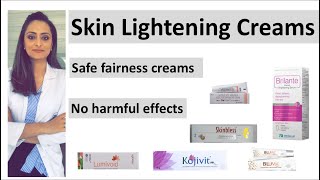 Safe skin lightening creams how to reduce dark spots  best fairness creams  dermatologist [upl. by Nossah275]