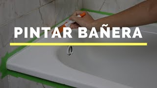 Cómo pintar y renovar bañera o plato de ducha [upl. by Retxab]