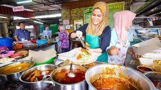 Street Food Malaysia 🇲🇾 NASI KERABU  Malay Food Tour in Kelantan Malaysia [upl. by Neelyak]