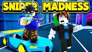 SNIPER MADNESS IN JAILBREAK ROBLOX Jailbreak [upl. by Disario]