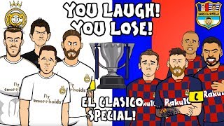 El Clásico x 442oons Real Madrid vs Barcelona You Laugh You Lose Special [upl. by Edda144]