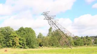 Trowse Pylons  History and destruction [upl. by Lertnek102]