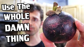 MANGOSTEEN  Fruit Seeds and Rind  How to Use the WHOLE Thing  Weird Fruit Explorer [upl. by Aisanahta]