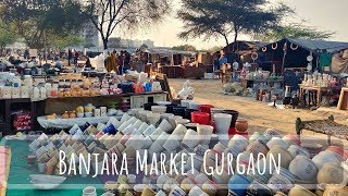 Banjara Market Tour  Haul  Gurgaon Furniture Market  Scarlet Strokes [upl. by Hamehseer]