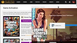 How To Download GTA V From Official Rockstar Social Club  Website 2019 [upl. by Dlorah]