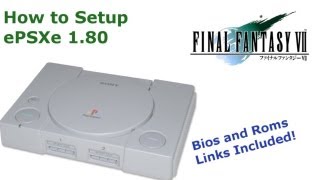 How to Setup ePSXe 180 Bios and ROMs Link Included [upl. by Yona]