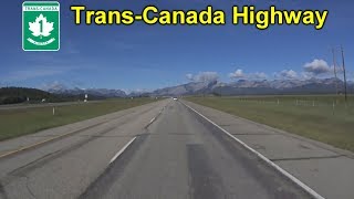 The TransCanada Highway Into The Canadian Rockies [upl. by Anayit386]