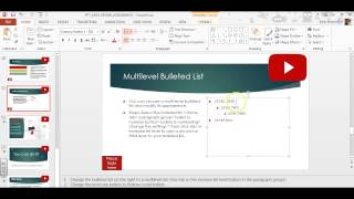 PPT  Multilevel lists in PowerPoint [upl. by Deuno]