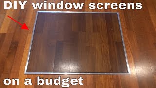 How to build window screens  DIY flyscreen [upl. by Elohc214]