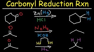 Clemmensen Reduction amp Wolff Kishner Mechanism [upl. by Dodi]