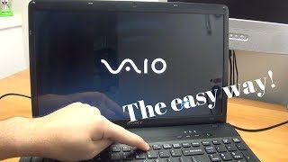 How to enter the Boot Options Menu on most Sony Vaio laptops  The easy way [upl. by Tristam770]