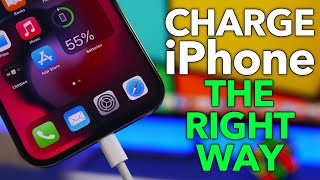 How to Charge Your iPhone the RIGHT Way  MAXIMIZE Battery Life [upl. by Rialcnis]