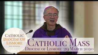 LIVE Catholic Mass  Diocese of Lismore NSW Australia 29 March 2020 [upl. by Eenattirb465]