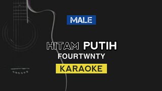 Fourtwnty  Hitam Putih KARAOKE ACOUSTIC [upl. by Jilly66]