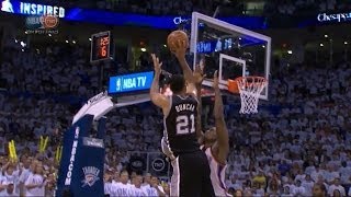 Spurs  Thunder 112107  finale regulation and OT  Game 6  western finals 2014 [upl. by Dloreh]