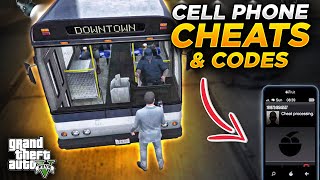 Unlock GTA 5s Secrets Ultimate Cell Phone Cheat Codes for All Platforms  GTA BOOM [upl. by Giamo]