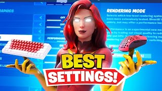 BEST Keyboard amp Mouse Settings for Fortnite  Fortnite Chapter 6 [upl. by Keldah]