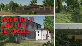 LS22  Unsere TOP 10 Maps für Konsole  1 [upl. by Aimat]