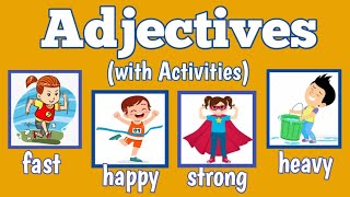 Recognizing Adjectives with Activities [upl. by Fotinas643]