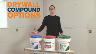 Drywall Joint Compound Options [upl. by Nnairrek823]