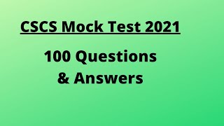 CSCS test 2023  CSCS Green Card Test  CSCS Training Video  cscs health and safety test questions [upl. by Finnigan759]