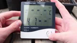 How to Use a MaxMin Thermometer amp Hygrometer [upl. by Lehsar]